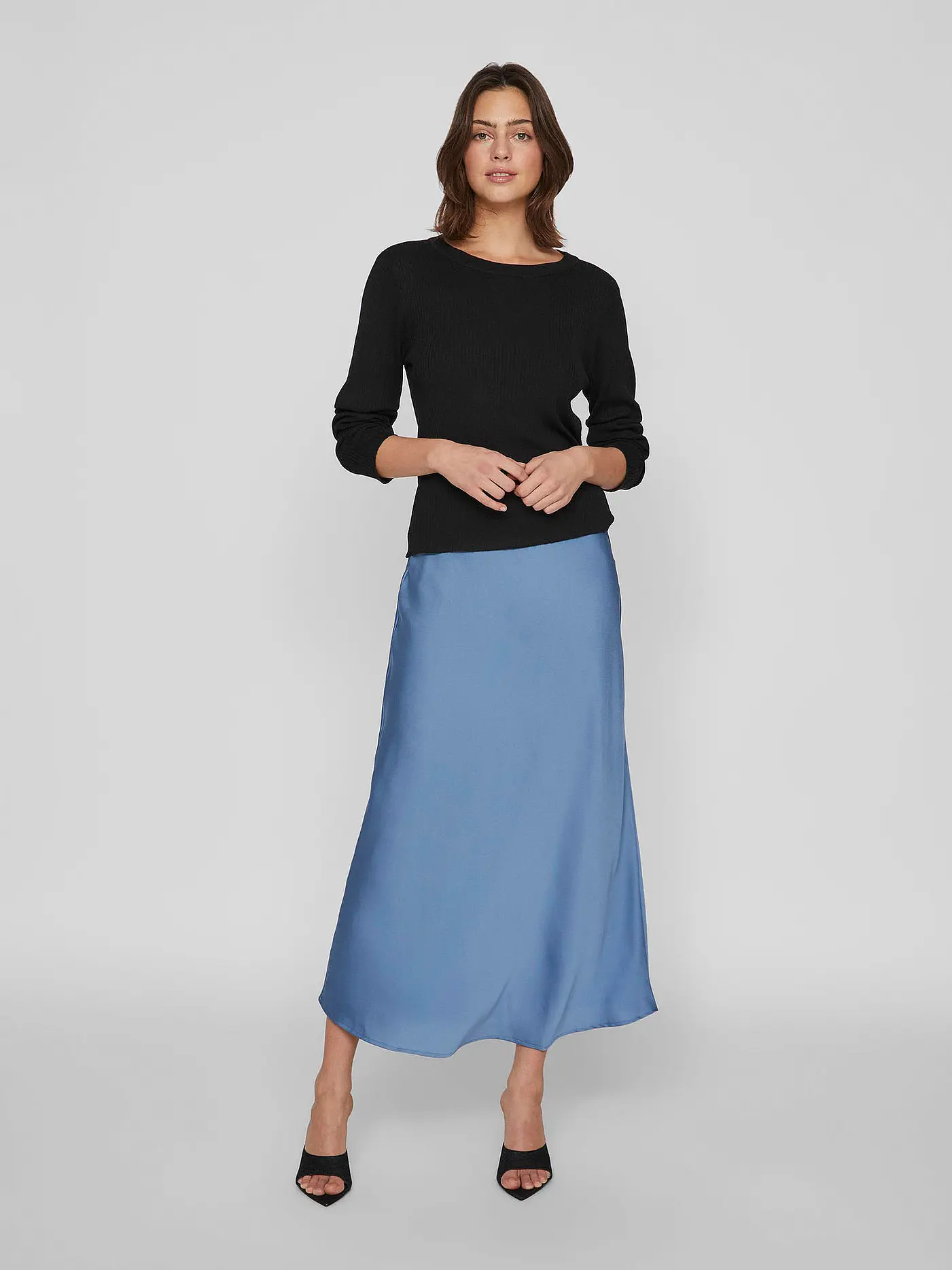 VILA | Maxirock VIELLETTE HW | blau